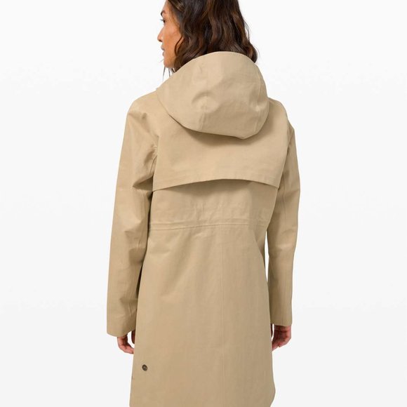 lululemon athletica Tan Trench Coat - Picture 11 of 13